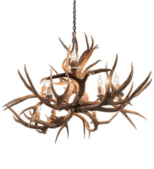 Meyda Tiffany 200458 Ten Light Chandelier, Antique Copper