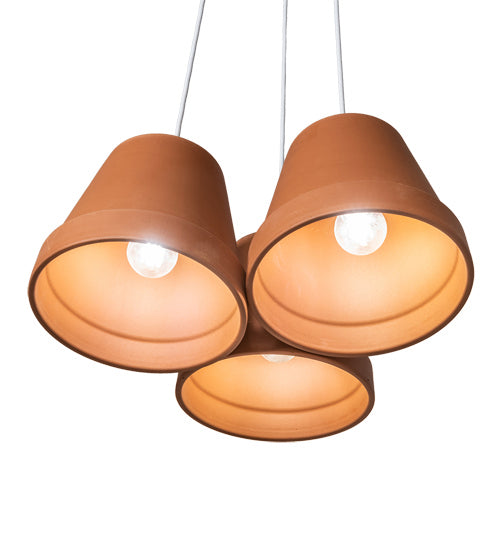Meyda Tiffany 216777 LED Pendant, Matte White