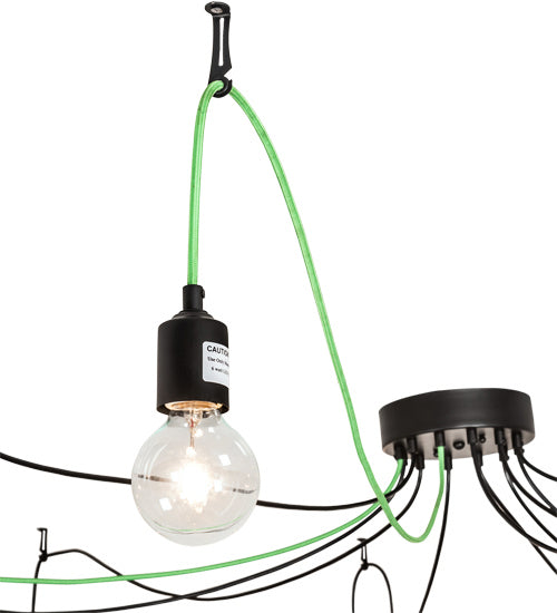 Meyda Tiffany 218830 LED Pendant, Solar Black