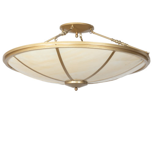 Meyda Tiffany 219646 Eight Light Semi-Flushmount, Gold Metallic