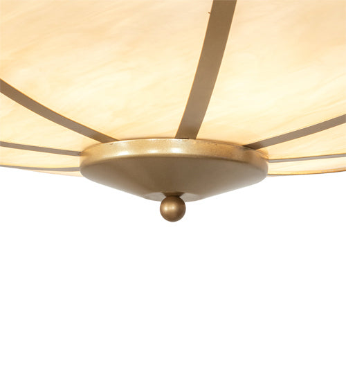 Meyda Tiffany 219646 Eight Light Semi-Flushmount, Gold Metallic
