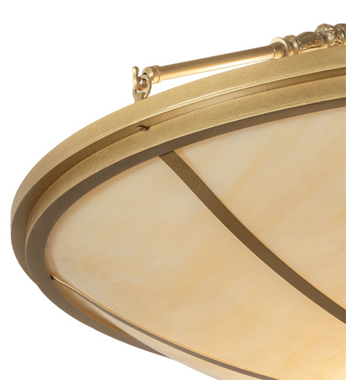 Meyda Tiffany 219646 Eight Light Semi-Flushmount, Gold Metallic