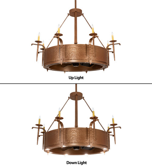 Meyda Tiffany 221266 16 Light Chandel-Air, Bronze
