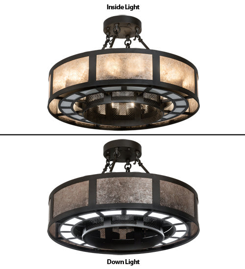 Meyda Tiffany 221480 LED Chandel-Air, Oil Rubbed Bronze