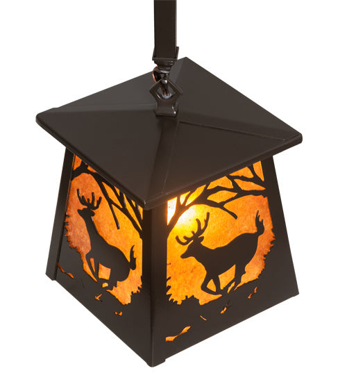 Meyda Tiffany 223947 One Light Pendant, Timeless Bronze