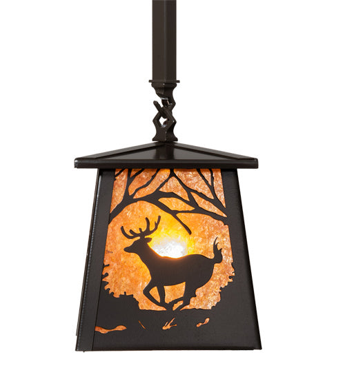 Meyda Tiffany 223947 One Light Pendant, Timeless Bronze