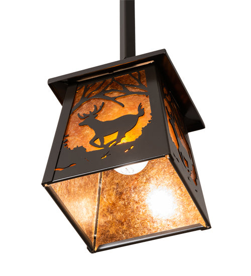 Meyda Tiffany 223947 One Light Pendant, Timeless Bronze