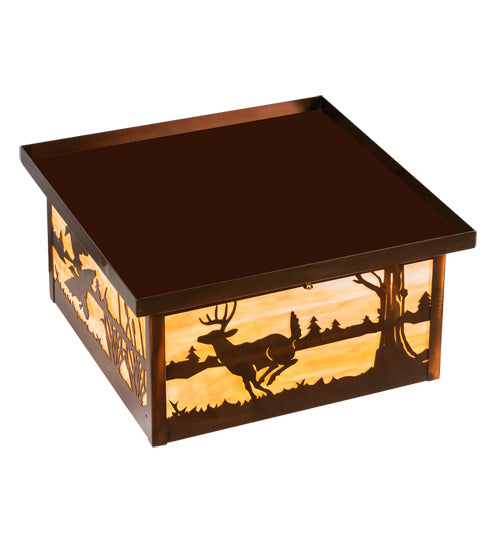 Meyda Tiffany 224116 Five Light Flushmount, Vintage Copper
