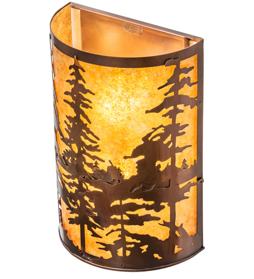 Meyda Tiffany 224710 Two Light Wall Sconce, Vintage Copper