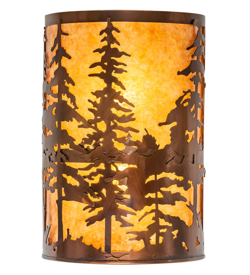 Meyda Tiffany 224710 Two Light Wall Sconce, Vintage Copper