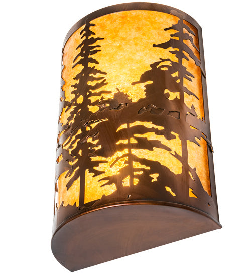 Meyda Tiffany 224710 Two Light Wall Sconce, Vintage Copper