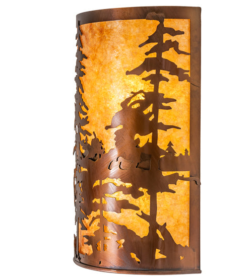 Meyda Tiffany 224710 Two Light Wall Sconce, Vintage Copper