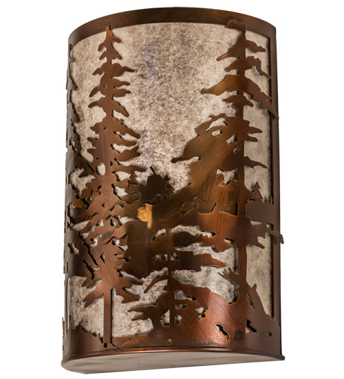 Meyda Tiffany 224711 Two Light Wall Sconce, Vintage Copper