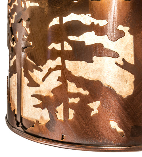Meyda Tiffany 224711 Two Light Wall Sconce, Vintage Copper