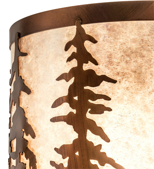 Meyda Tiffany 224711 Two Light Wall Sconce, Vintage Copper