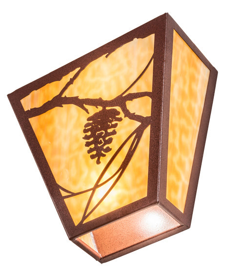 Meyda Tiffany 225720 Two Light Wall Sconce, Rust
