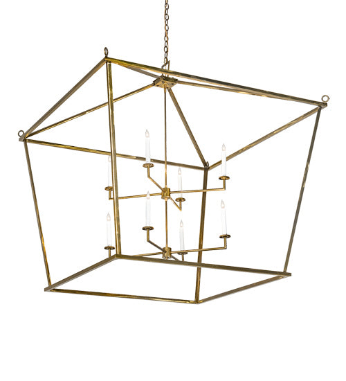 Meyda Tiffany 226019 Eight Light Pendant, Brass