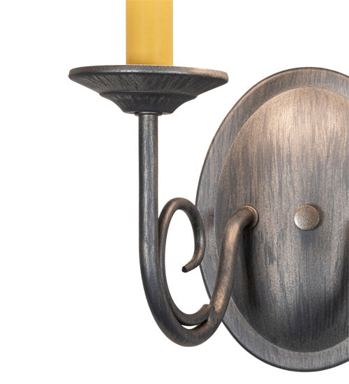 Meyda Tiffany 226109 Two Light Wall Sconce, Antique,Charred Iron