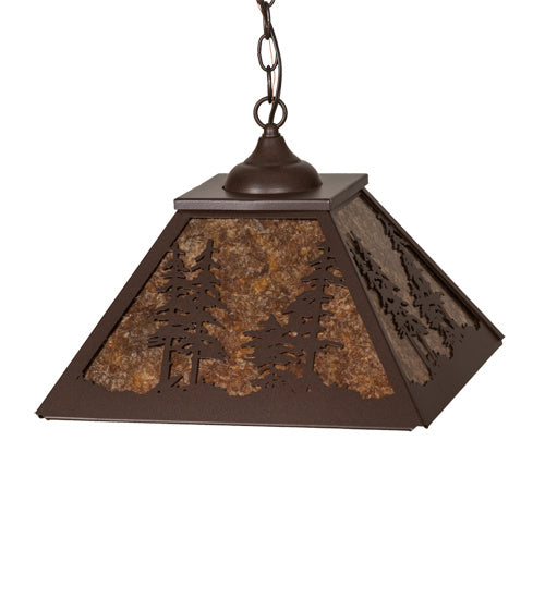 Meyda Tiffany 226614 Two Light Pendant, Cafe Noir