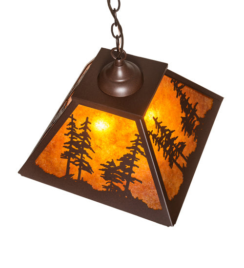 Meyda Tiffany 226614 Two Light Pendant, Cafe Noir