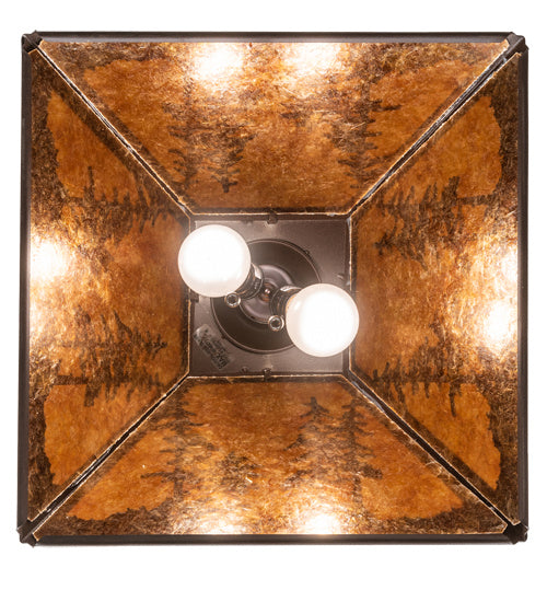 Meyda Tiffany 226614 Two Light Pendant, Cafe Noir