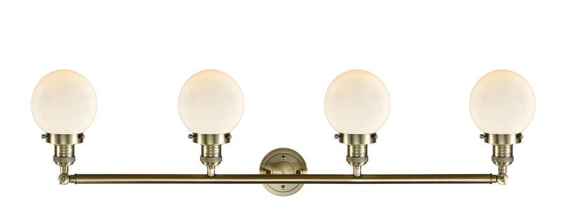Innovations 215-AB-G201-6-LED LED Bath Vanity, Antique Brass