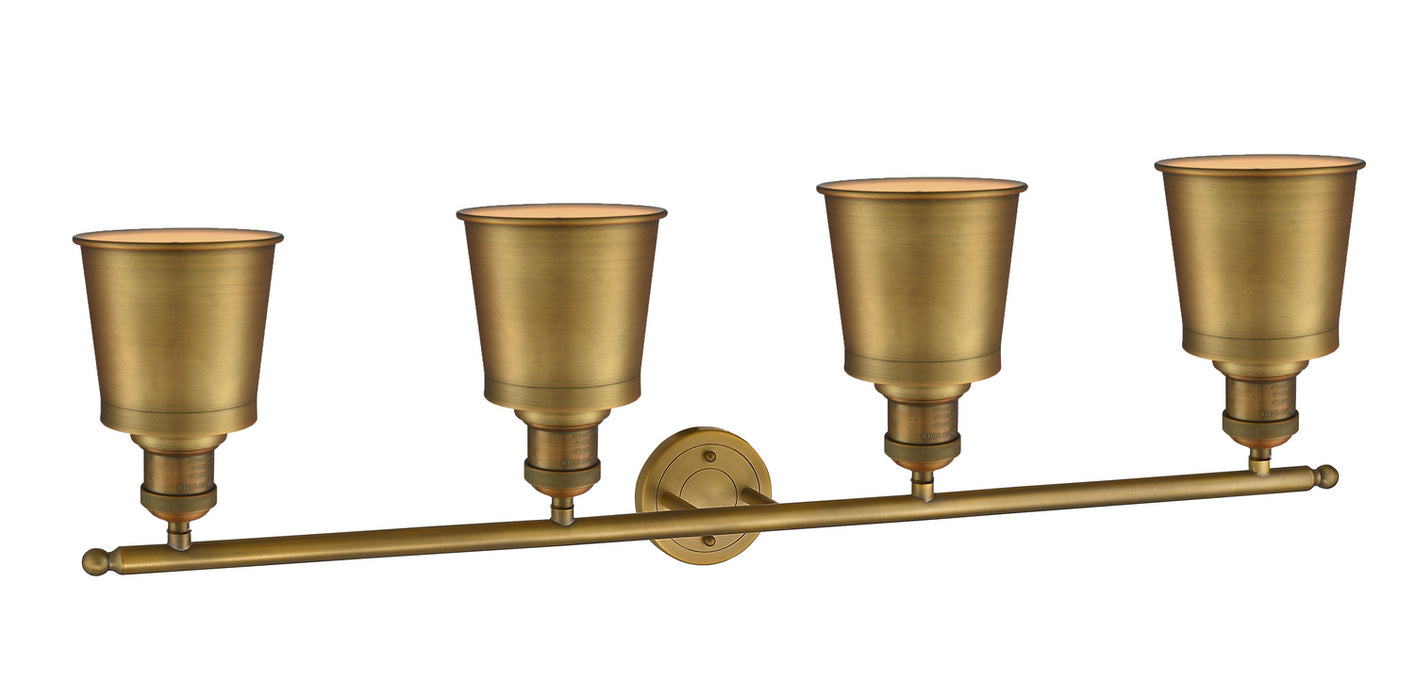 Innovations 215-BB-M9-BB Four Light Bath Vanity, Brushed Brass