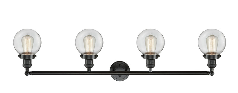 Innovations 215-OB-G202-6 Four Light Bath Vanity, Oil Rubbed Bronze