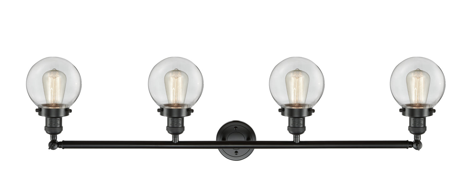 Innovations 215-OB-G202-6 Four Light Bath Vanity, Oil Rubbed Bronze