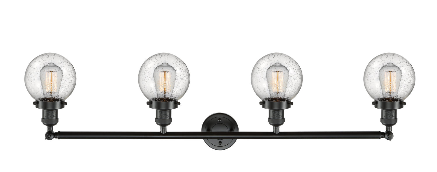Innovations 215-OB-G204-6 Four Light Bath Vanity, Oil Rubbed Bronze