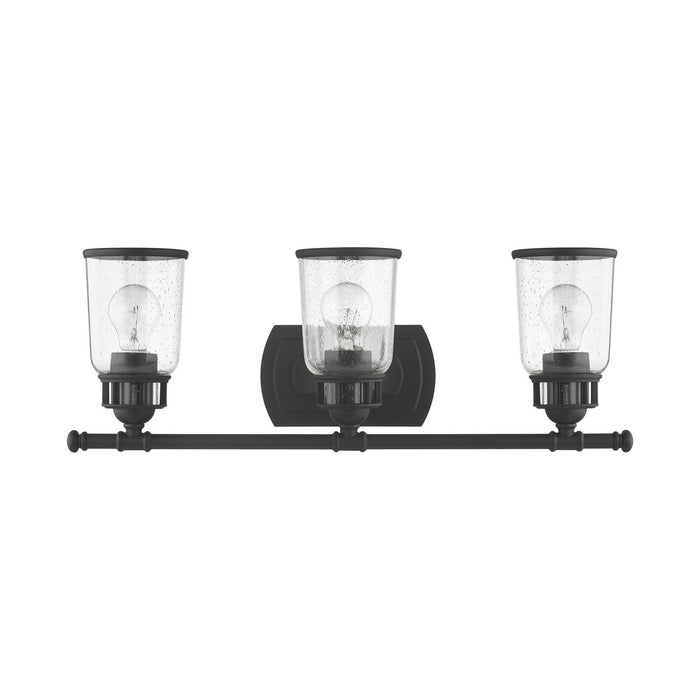 Livex Lighting 10513-04 Three Light Vanity, Black