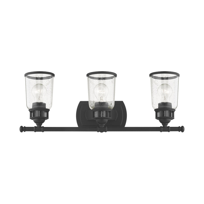 Livex Lighting 10513-04 Three Light Vanity, Black