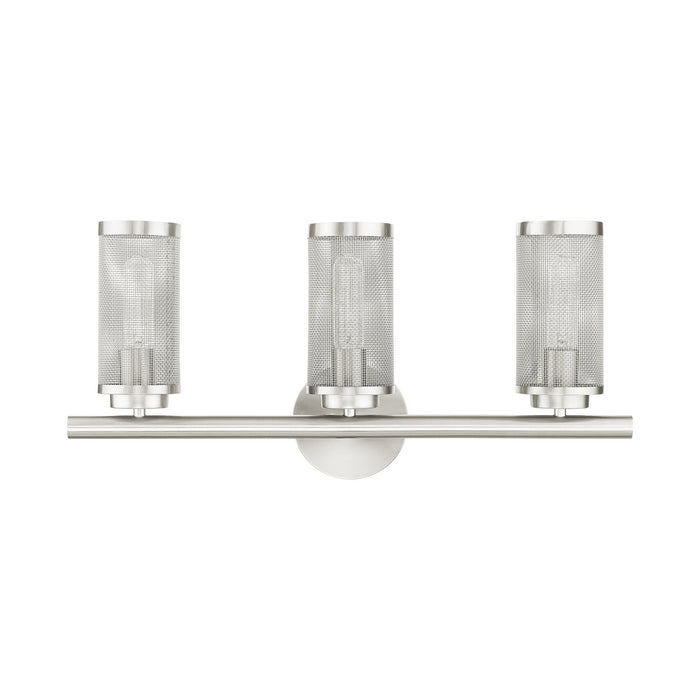 Livex Lighting 14123-91 Three Light Vanity, Brushed Nickel