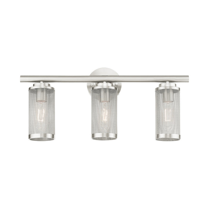Livex Lighting 14123-91 Three Light Vanity, Brushed Nickel