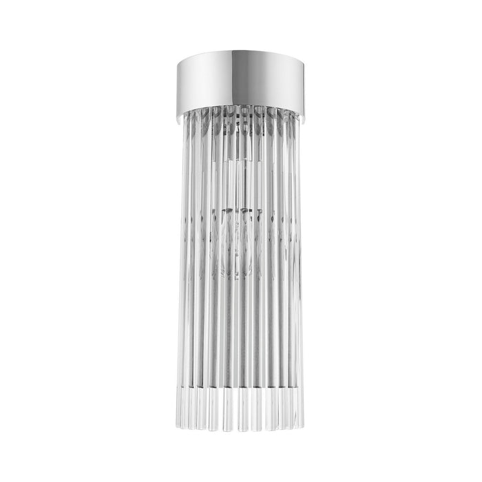 Livex Lighting 15711-05 One Light Wall Sconce, Polished Chrome