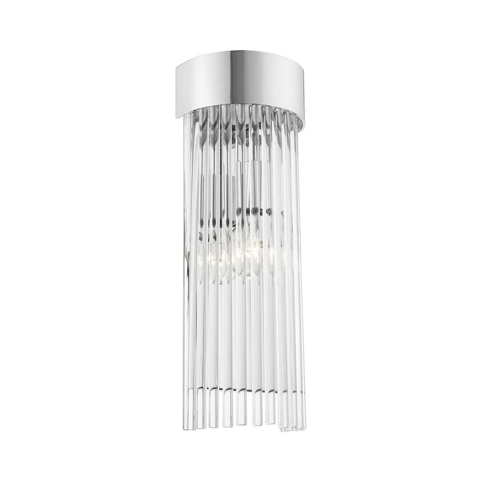 Livex Lighting 15711-05 One Light Wall Sconce, Polished Chrome