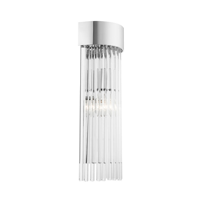 Livex Lighting 15711-05 One Light Wall Sconce, Polished Chrome