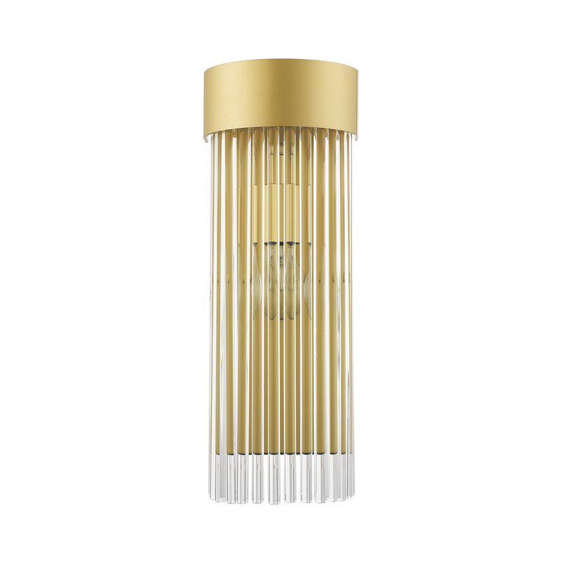 Livex Lighting 15711-33 One Light Wall Sconce, Soft Gold