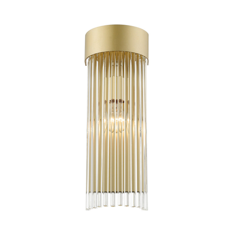 Livex Lighting 15711-33 One Light Wall Sconce, Soft Gold