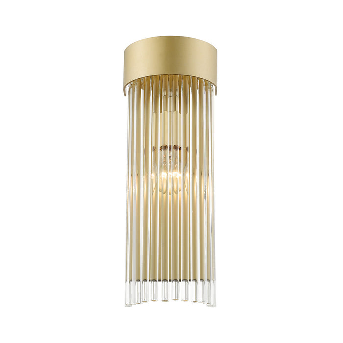 Livex Lighting 15711-33 One Light Wall Sconce, Soft Gold