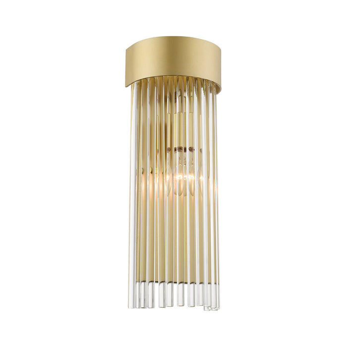 Livex Lighting 15711-33 One Light Wall Sconce, Soft Gold