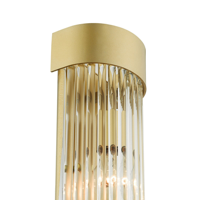 Livex Lighting 15711-33 One Light Wall Sconce, Soft Gold