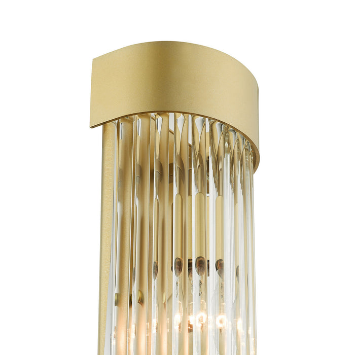 Livex Lighting 15711-33 One Light Wall Sconce, Soft Gold