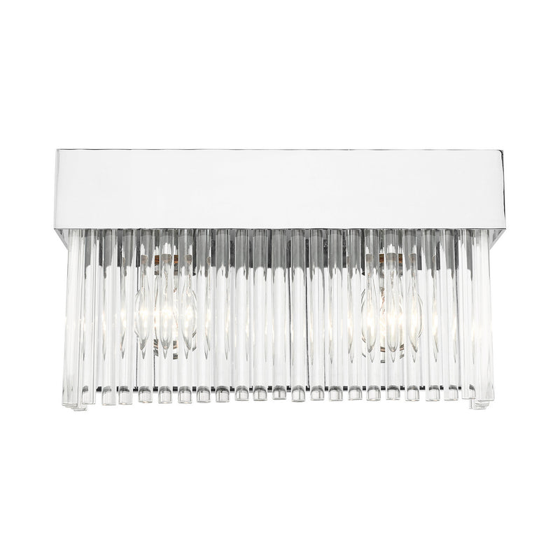 Livex Lighting 15712-05 Two Light Wall Sconce, Polished Chrome