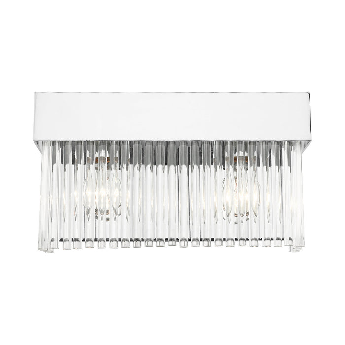 Livex Lighting 15712-05 Two Light Wall Sconce, Polished Chrome
