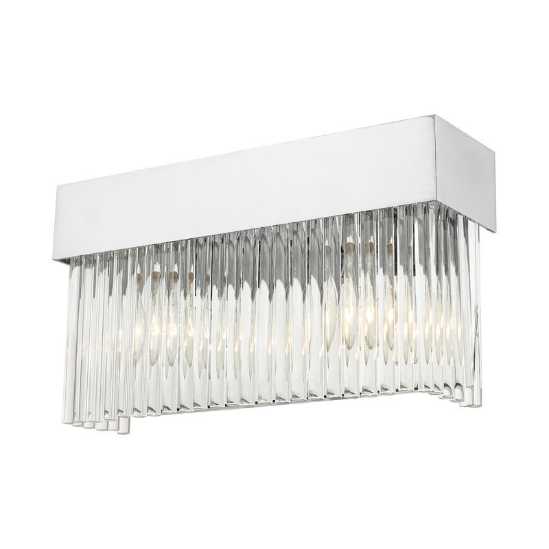 Livex Lighting 15712-05 Two Light Wall Sconce, Polished Chrome