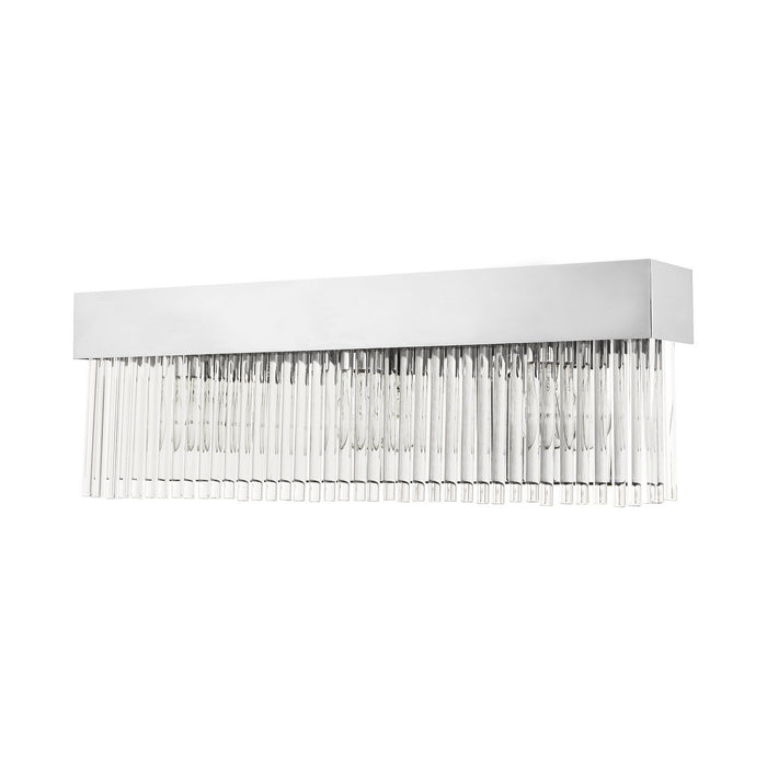 Livex Lighting 15713-05 Three Light Wall Sconce, Polished Chrome