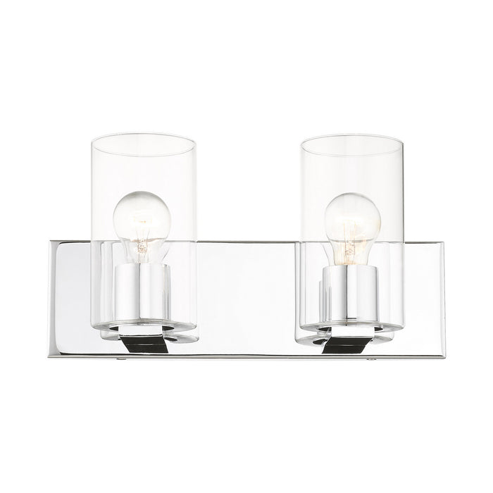 Livex Lighting 16552-05 Two Light Vanity, Polished Chrome