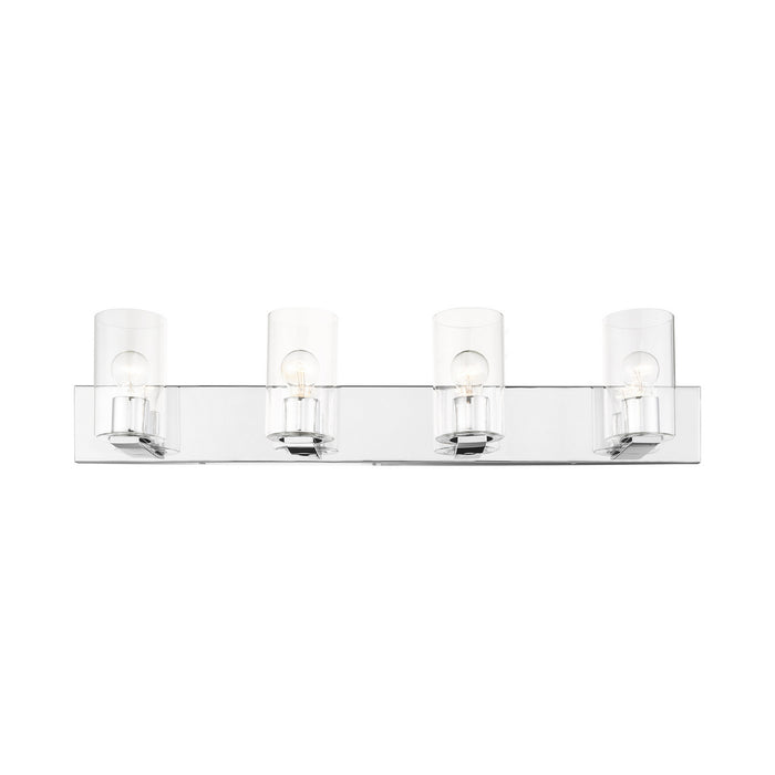 Livex Lighting 16554-05 Four Light Vanity, Polished Chrome