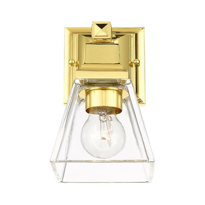 Livex Lighting 17171-02 One Light Wall Sconce, Polished Brass